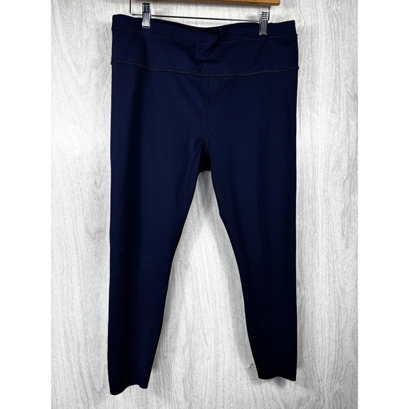 Athleta Accelerate 7/8 Tights XL SwiftLite Lightweight Run Zip Pocket - Picture 2 of 5